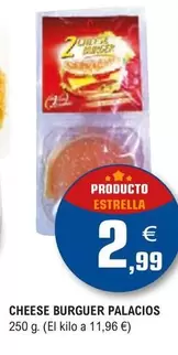 Oferta de Palacios - Cheese Burguer por 2,99€ en E.Leclerc