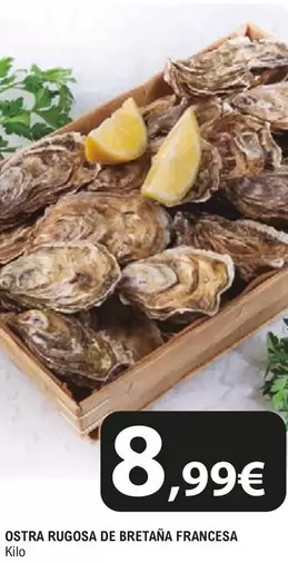 Oferta de Ostra Rugosa De Bretaña Francesa por 8,99€ en E.Leclerc