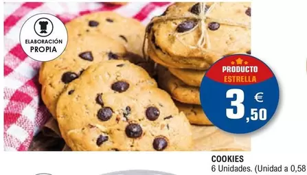 Oferta de Cookies por 3,5€ en E.Leclerc