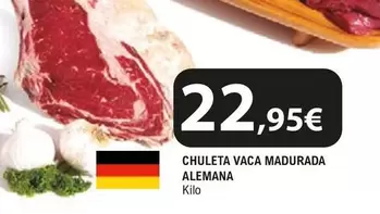 Oferta de Chuleta Vaca Madurada Alemana por 22,95€ en E.Leclerc