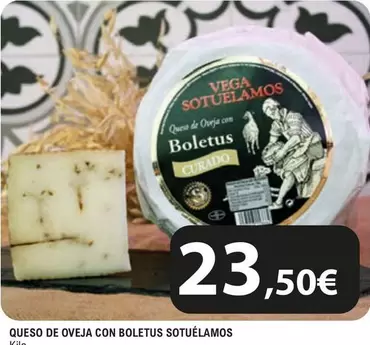 Oferta de Sotuélamos - Queso De Oveja Con Boletus  por 23,5€ en E.Leclerc