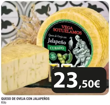 Oferta de Queso De Oveja Con Jalapeños por 23,5€ en E.Leclerc
