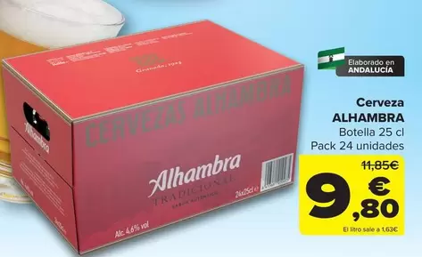 Oferta de Alhambra - Cerveza por 9,8€ en Carrefour