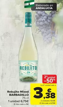 Oferta de Barbadillo - Rebujito Mixed por 6,75€ en Carrefour