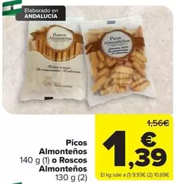 Oferta de Picos Almontenos por 1,39€ en Carrefour