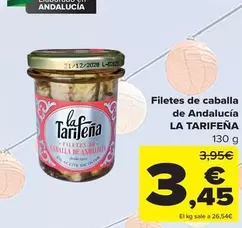 Oferta de Filetes De Caballa De Andalucía por 3,45€ en Carrefour