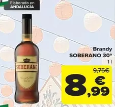 Oferta de Soberano - Brandy por 8,99€ en Carrefour