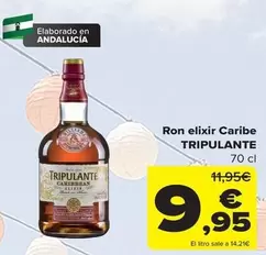 Oferta de Ron Elixir Caribe por 9,95€ en Carrefour