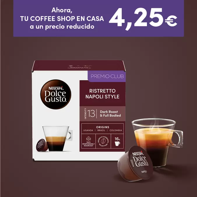 Oferta de Ristretto Napoli Style en NESCAFÉ® Dolce Gusto®