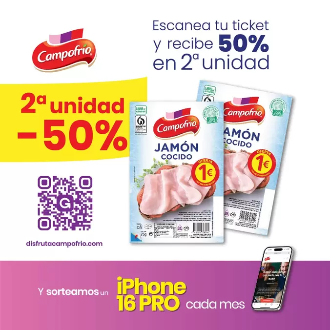 Oferta de Pechuga de pavo en Campofrío
