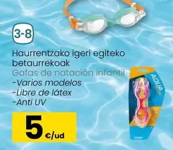 Oferta de Intex - Gafas De Natación Infantil por 5€ en Eroski