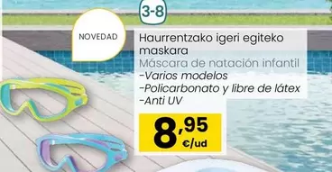 Oferta de Máscara De Natación Infantil por 8,95€ en Eroski