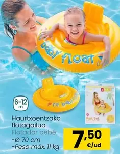 Oferta de Flotador Bebé por 7,5€ en Eroski
