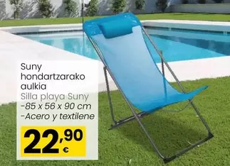 Oferta de Silla Playa Suny  por 22,9€ en Eroski