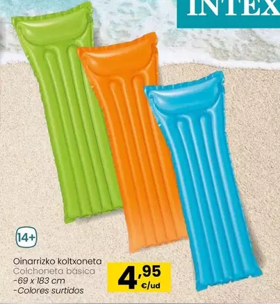 Oferta de Intex - Colchoneta Basica por 4,95€ en Eroski