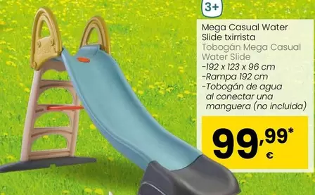Oferta de Feber - Tobocán Mega Casual Water Slide por 99,99€ en Eroski