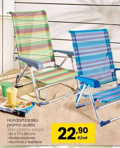 Oferta de Silla Promo Playa por 22,9€ en Eroski