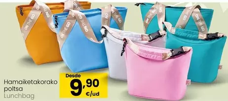 Oferta de Lunchbag por 9,9€ en Eroski