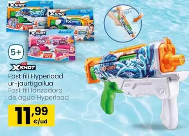 Oferta de Xshot - Fast Fil Lanzadora De Agua Hyperload por 11,99€ en Eroski