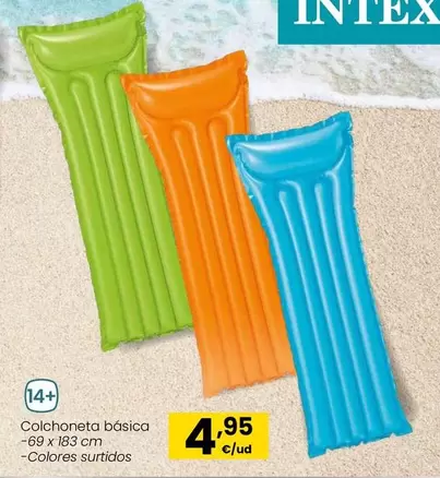 Oferta de Intex - Colchoneta Basica por 4,95€ en Eroski