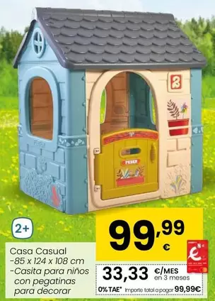 Oferta de Feber - Casa Casual por 99,99€ en Eroski