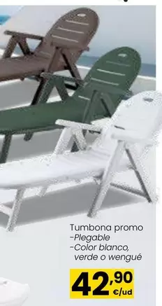 Oferta de Tumbona Promo por 42,9€ en Eroski