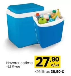 Oferta de Nevera Icetime por 27,9€ en Eroski