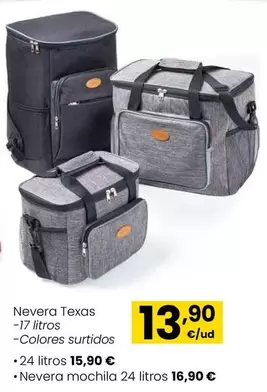 Oferta de Nevera Texas por 13,9€ en Eroski