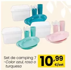 Oferta de Set De Camping 7 por 10,99€ en Eroski