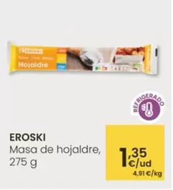 Oferta de Eroski - Masa De Hojaldre por 1,35€ en Eroski