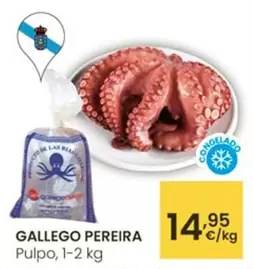 Oferta de Gallego Pereira - Pulpo por 14,95€ en Eroski