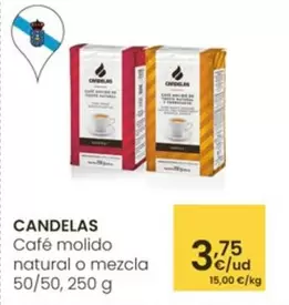 Oferta de Candelas - Cafe Molido Natural O Mezcla por 3,75€ en Eroski