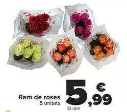 Oferta de Ramo De Rosas por 5,99€ en Carrefour