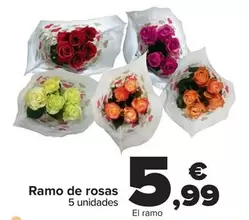 Oferta de Ramo De Rosas por 5,99€ en Carrefour