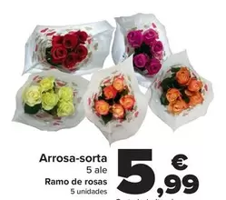 Oferta de Ramo De Rosas por 5,99€ en Carrefour