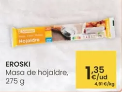 Oferta de Eroski - Masa De Hojaldre por 1,35€ en Eroski