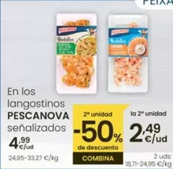 Oferta de Pescanova - En Los Langostinos Senalizados por 4,99€ en Eroski