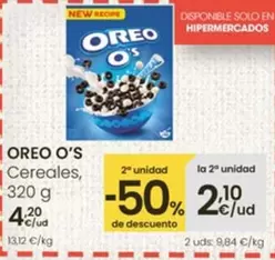 Oferta de Oreo - Cereales por 4,2€ en Eroski