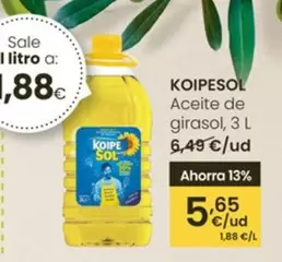 Oferta de Koipesol - Aceite De Girasol por 5,65€ en Eroski