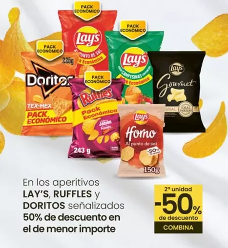 Oferta de Lay's, Ruffles Y Doritos - En Los Aperitivos en Eroski