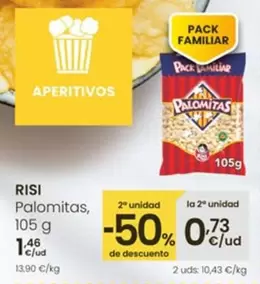 Oferta de Risi - Palomitas por 1,46€ en Eroski
