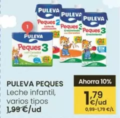 Oferta de Puleva - Peques Leche Infantil, Varios Tipos por 1,79€ en Eroski