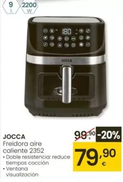 Oferta de Jocca - Freidora Aire Caliente 2352 por 79,9€ en Eroski