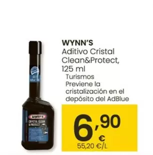 Oferta de Wynn´s - Aditivo Cristal Clean&Protect, 125 Ml por 6,9€ en Eroski