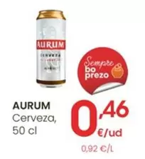 Oferta de Aurum - Cerveza por 0,46€ en Eroski