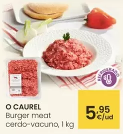 Oferta de O Caurel - Burger Meat Cerdo-Vacuno por 5,95€ en Eroski