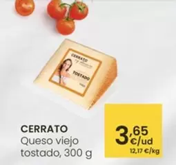 Oferta de Cerrato - Queso Viejo Tostado por 3,65€ en Eroski