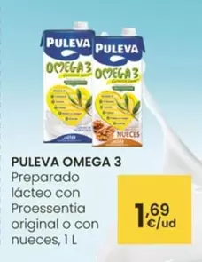 Oferta de Puleva - Omega 3 Preparado Lacteo Con Proessentia Original O Con Nueces por 1,69€ en Eroski