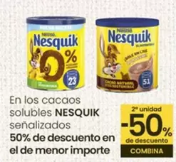 Oferta de Nestlé - Nesquik En Los Cacaos Solubles en Eroski