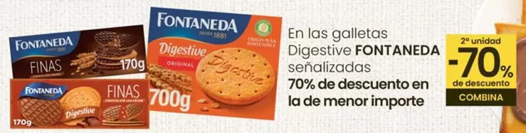 Oferta de Fontaneda - En Las Galletas Digestive en Eroski